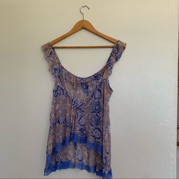 Victoria’s Secret Floral Cold Shoulder Night Top S - Picture 4 of 8